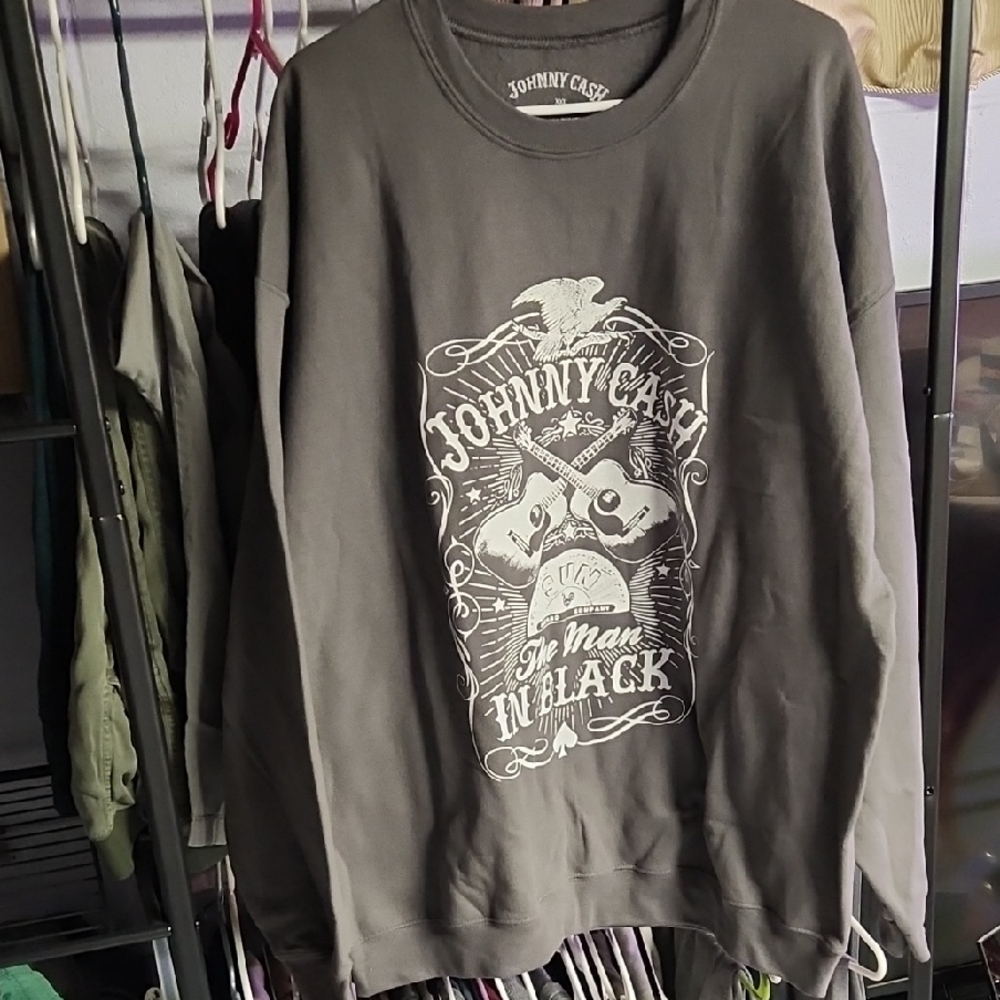 Johnny Cash Graphic Sweatshirt